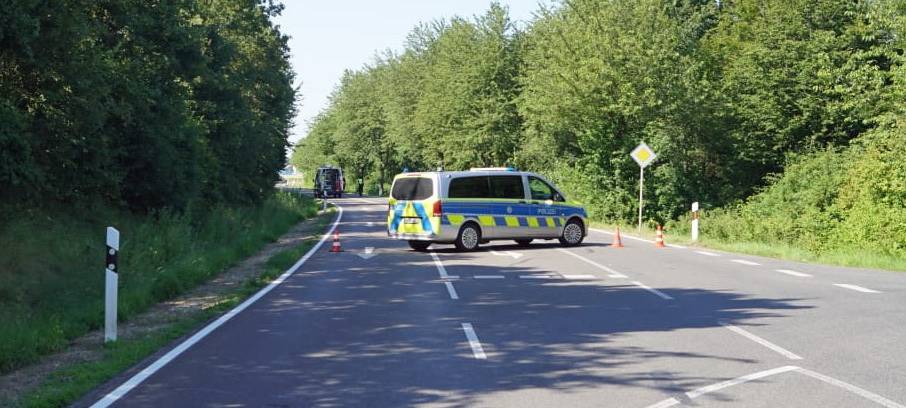 Betonmischer bei Dahlem umgekippt