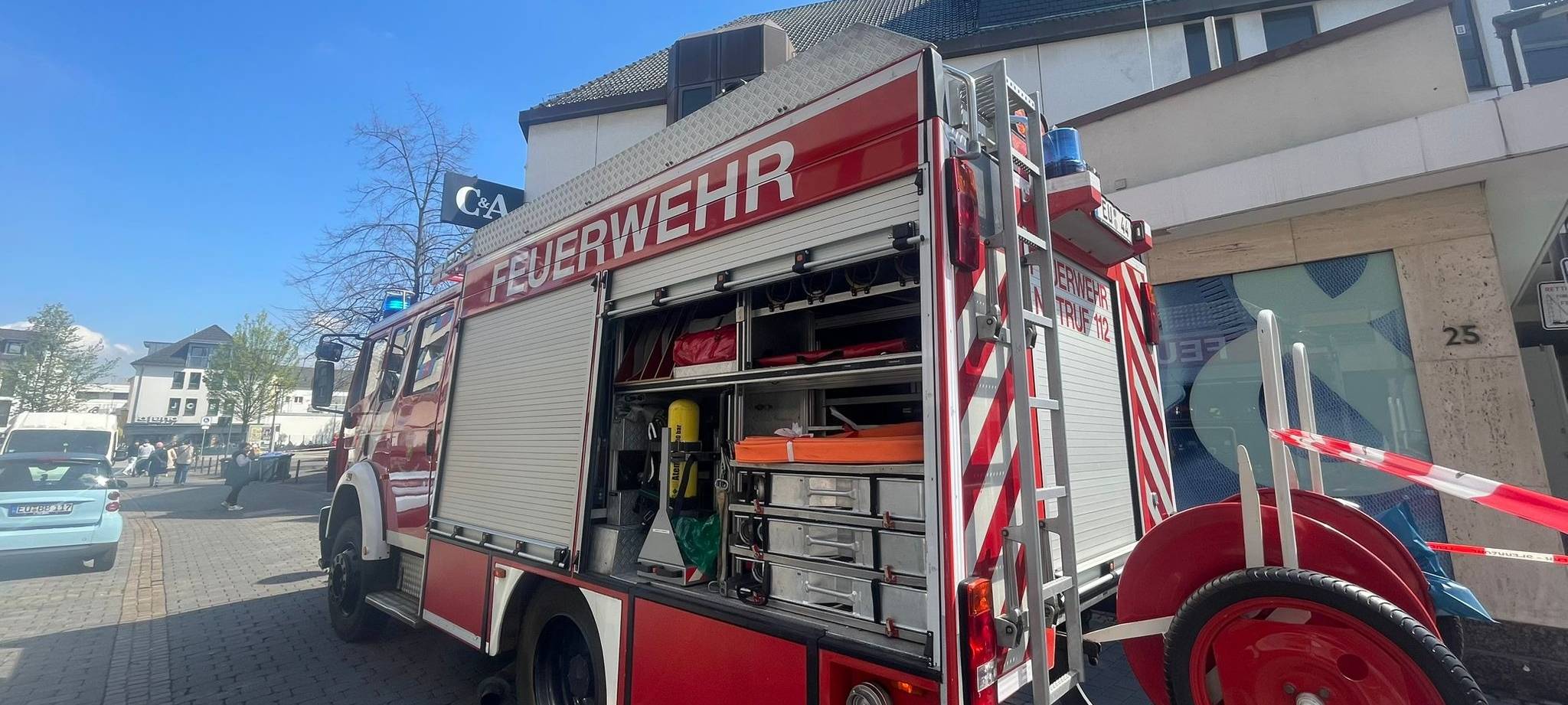 C&A in Euskirchen evakuiert