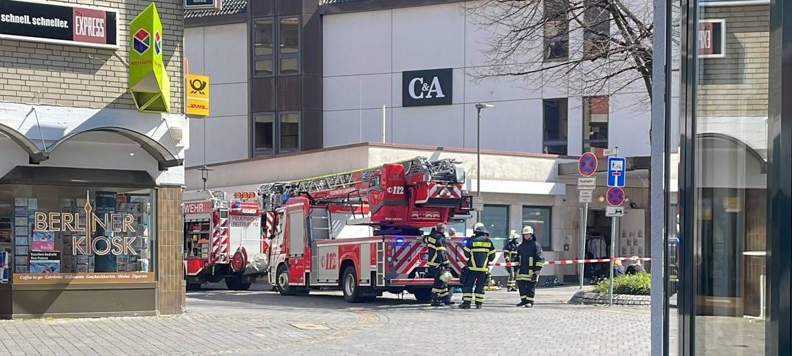 C&A in Euskirchen evakuiert