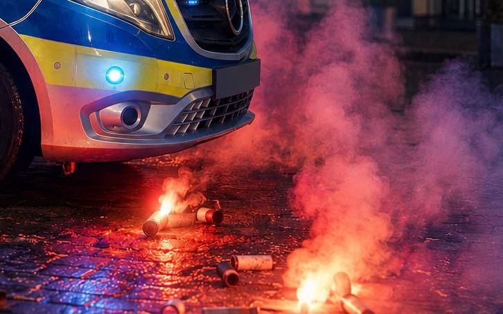 Auch beim Public Viewing: Pyrotechnik ist verboten