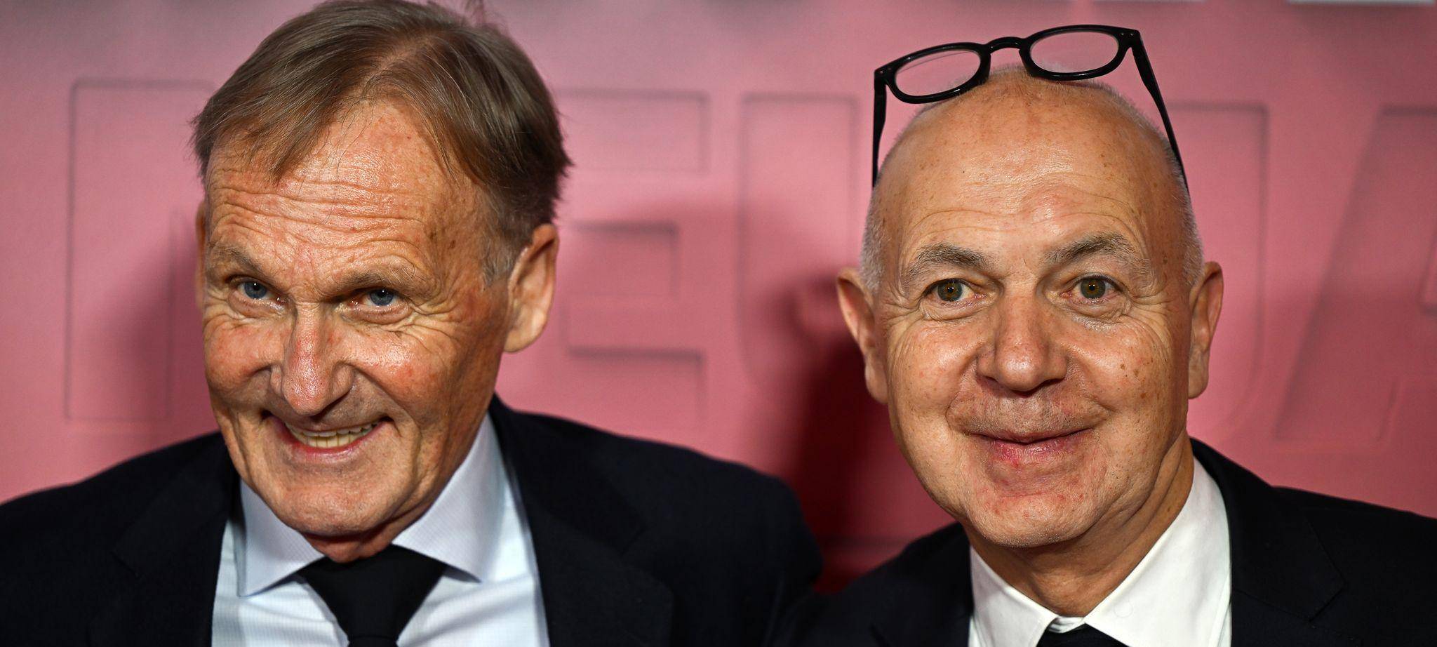 Hans-Joachim Watzke (l.) und Bernd Neuendorf (r.).
