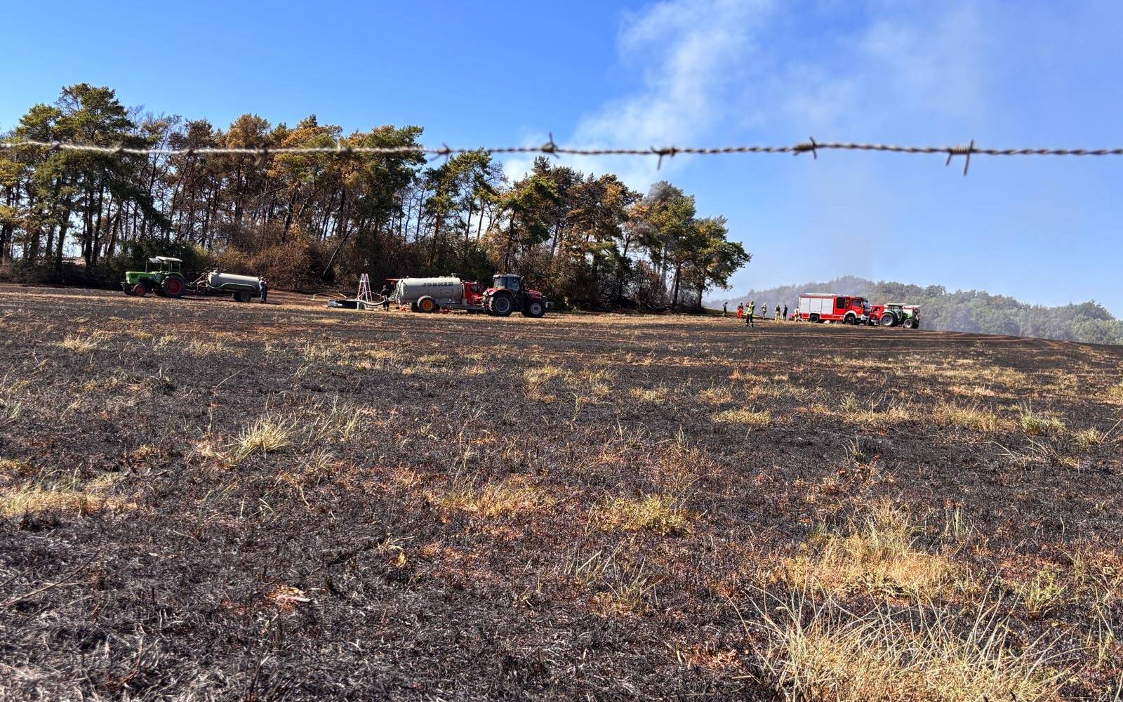 Waldbrand bei Zingsheim