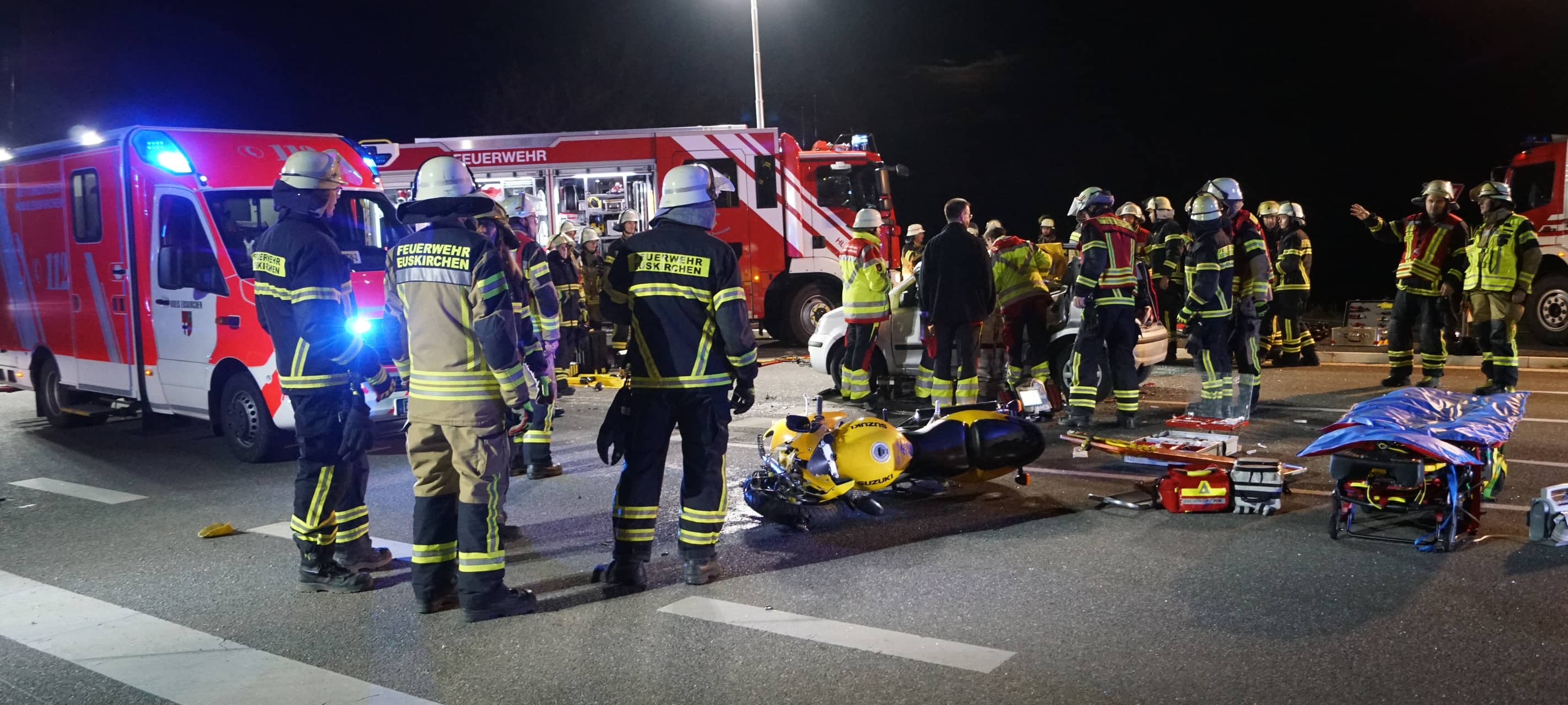 Zwei Frauen bei schwerem Unfall in Euskirchen verletzt