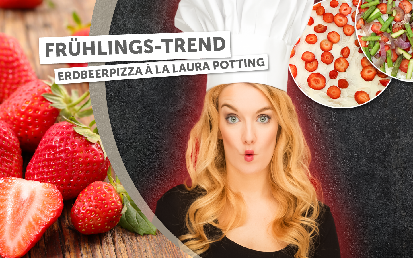 Erdbeerpizza selber machen: Frühlings-Rezept à la Potting